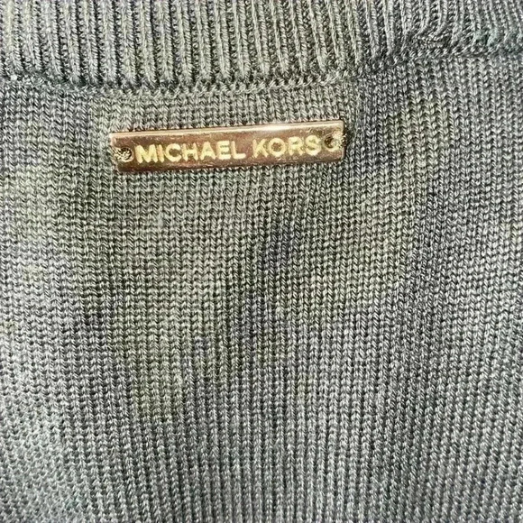 Michael Kors Green Blouse with Gold Buttons size XL - Picture 3 of 5